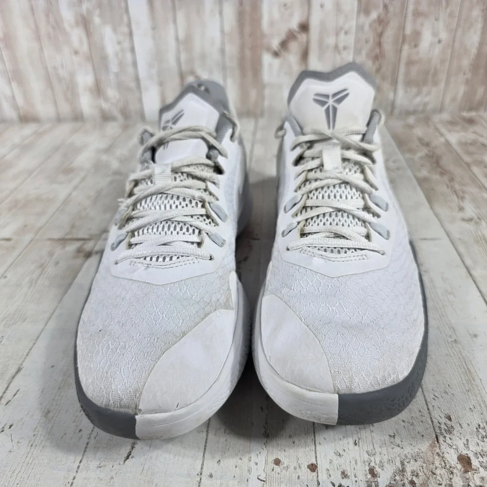 Nike Mamba Fury White Wolf Grey Kobe Bryant Basketball Shoes CK2087-100 Mens 7.5